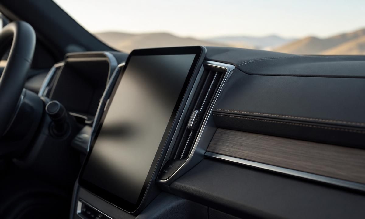 Digital instrument cluster and dashboard controls in the redesigned 2026 Outback